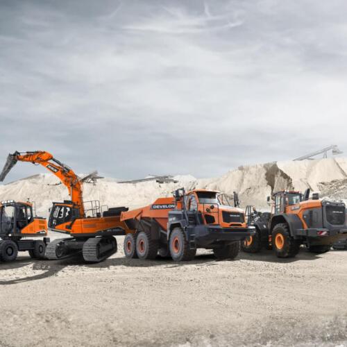 Sortiment Baumaschinen