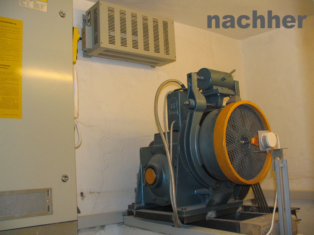 Reparatur einer Aufzugsanlage