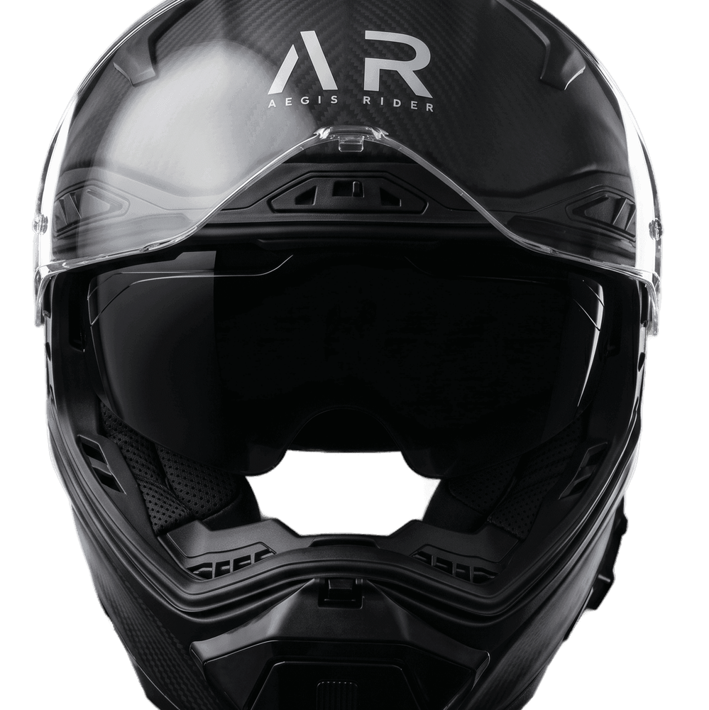 Helm mit integriertem Sonnenblende-Visier