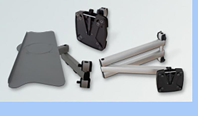 Monitorhalter mit Faltschwenkarm