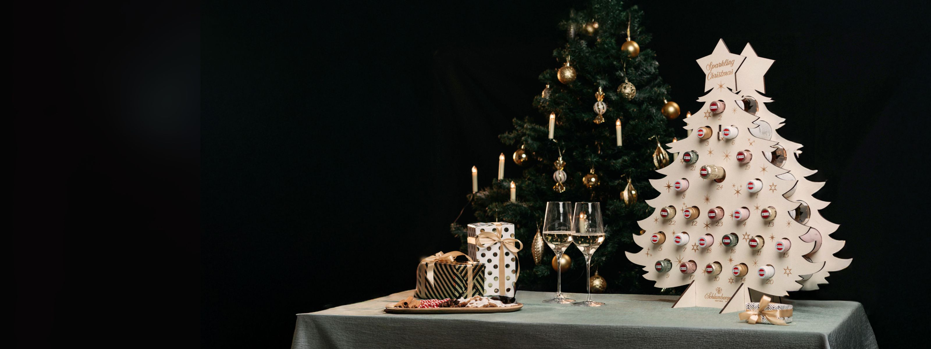 Wiederbefüllbarer Adventkalender aus Holz