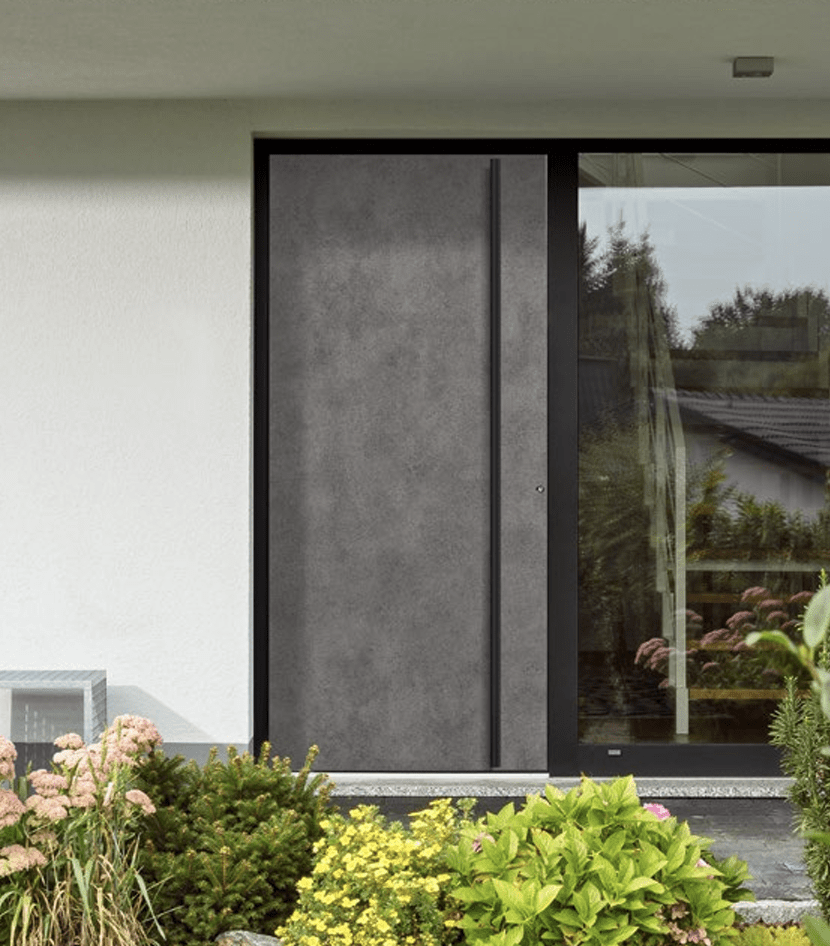 Custom-made entrance door