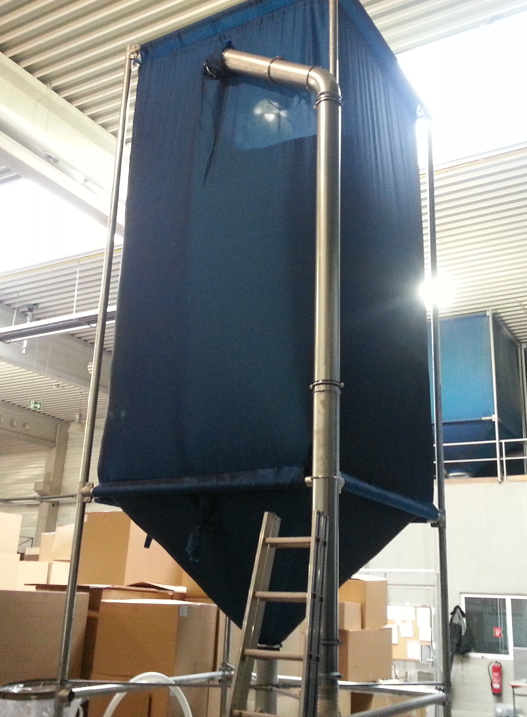 Mobiles EPS Silo 2 x 2 x 6 m