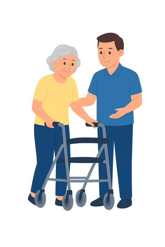Rollator-Test mit Fachberater