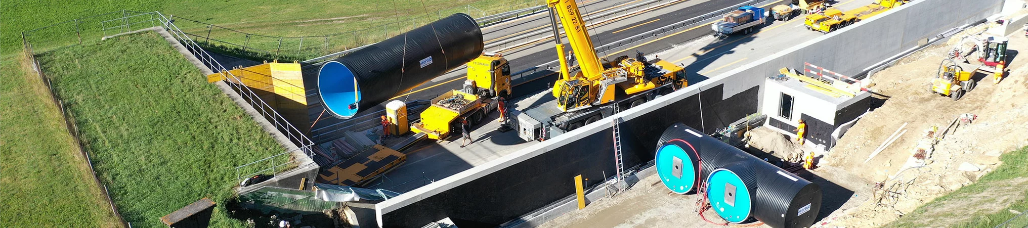 Reservoir für die Gotthardautobahn A2, Quinto TI