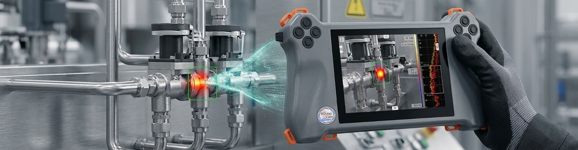 SoundCam Ultra 3 – Ultraschallkamera zur Schallquellen- und Leckagenortung
