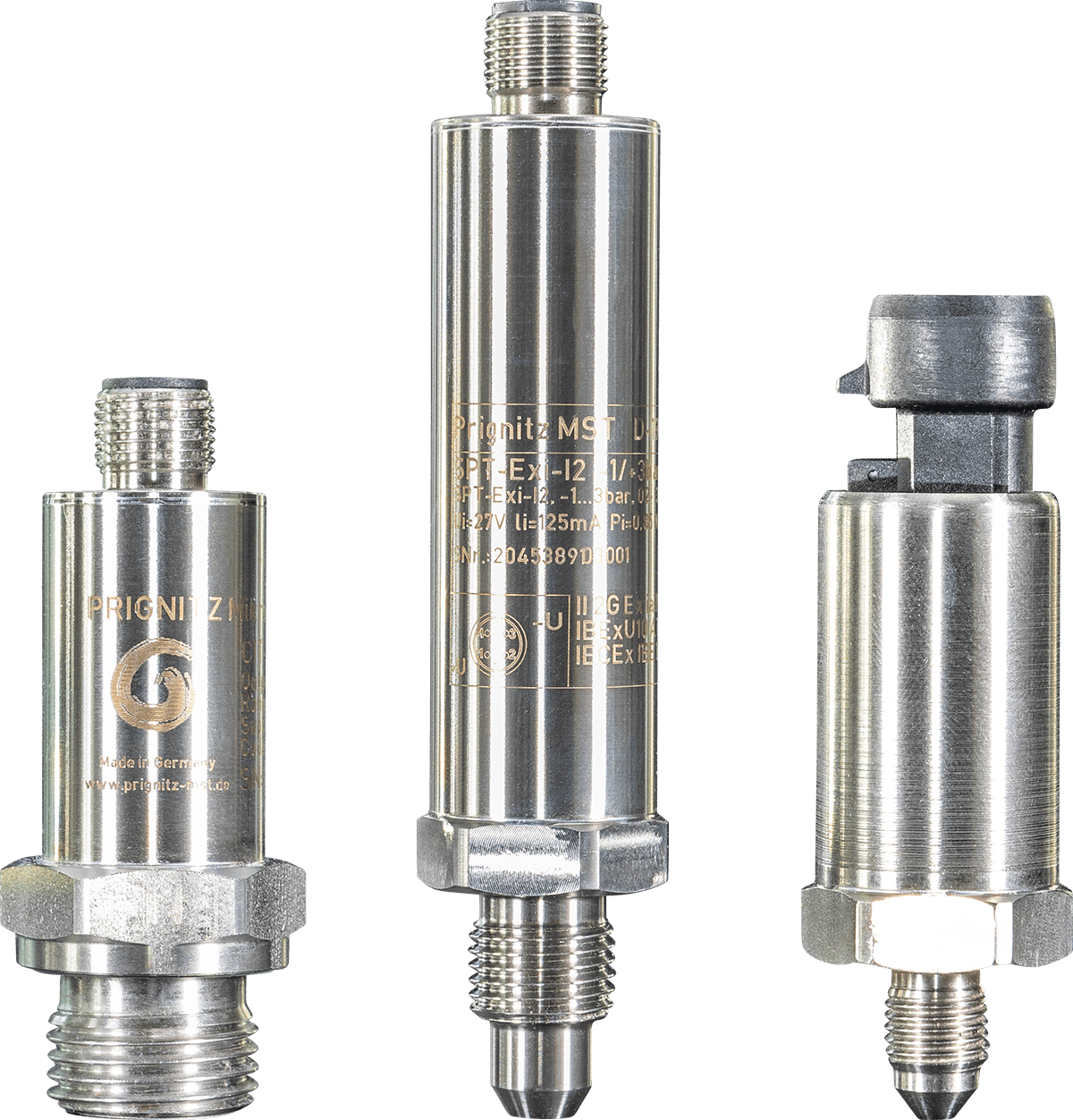 Pressure sensors for hydrogen applications