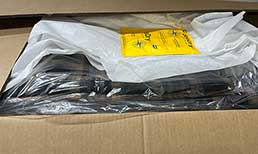 Verpackte Textilien mit SeaDry Trockenmittel