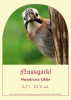 Nussgackl (25 % vol.) 0,7 l im Glaskrug