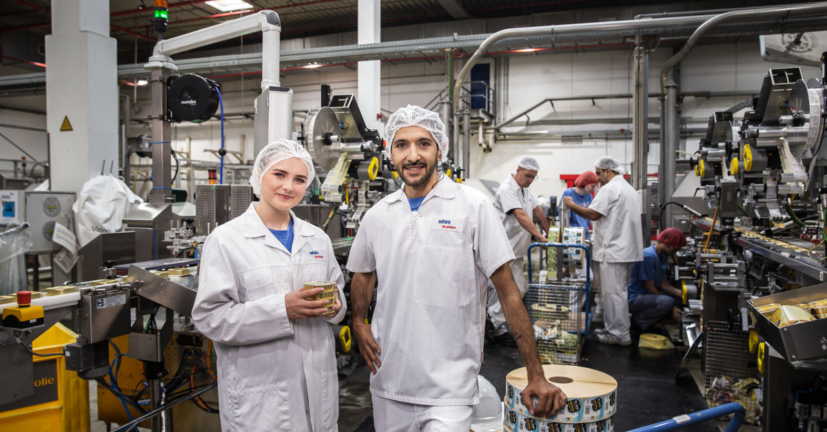 Mitarbeiter in Produktion