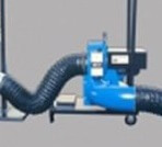 Exhaust gas extraction for workshops