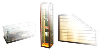 Maßgefertigte Sammelvitrine