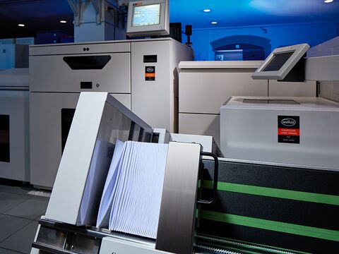 Produktion am Standort Frankfurt
