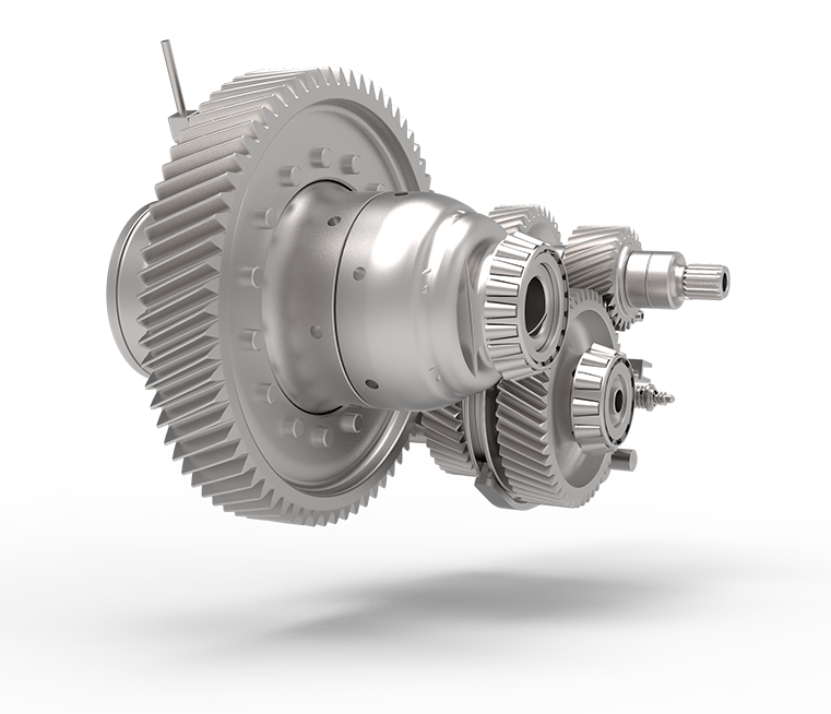 Multi-gear transmission (without housing)