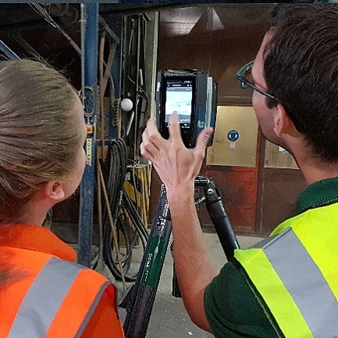 Terrestrisches Laserscanning im Projekt