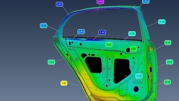 3D-Qualitätskontrolle: Farbvergleich innen