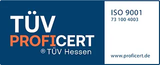 TÜV-Zertifikat ISO 9001