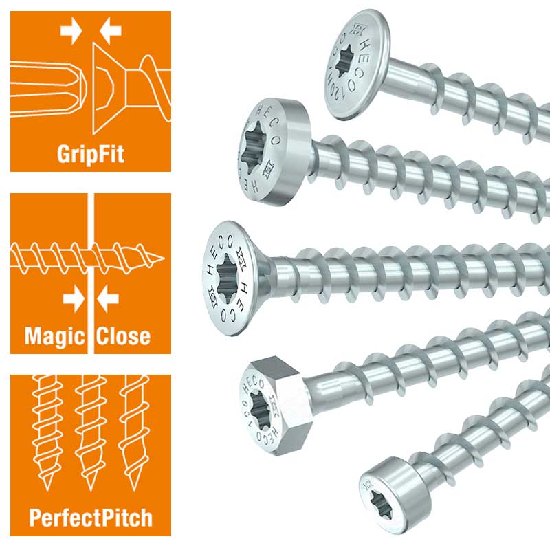 HECO-TOPIX-plus wood screws
