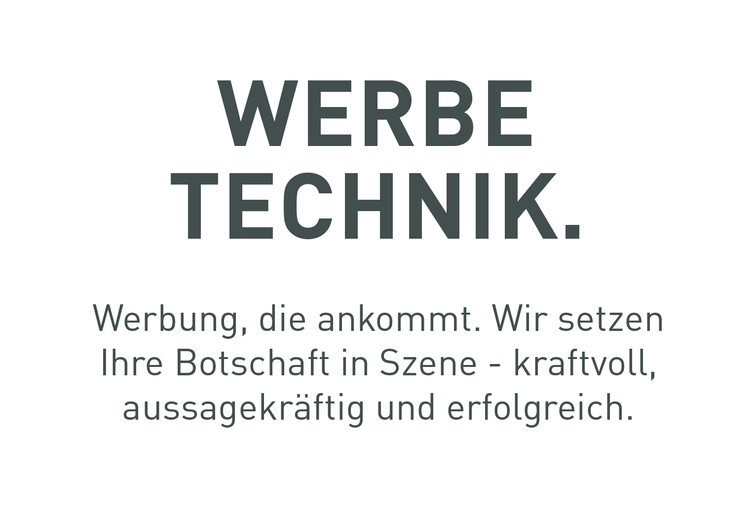 Werbetechnik-Produkte