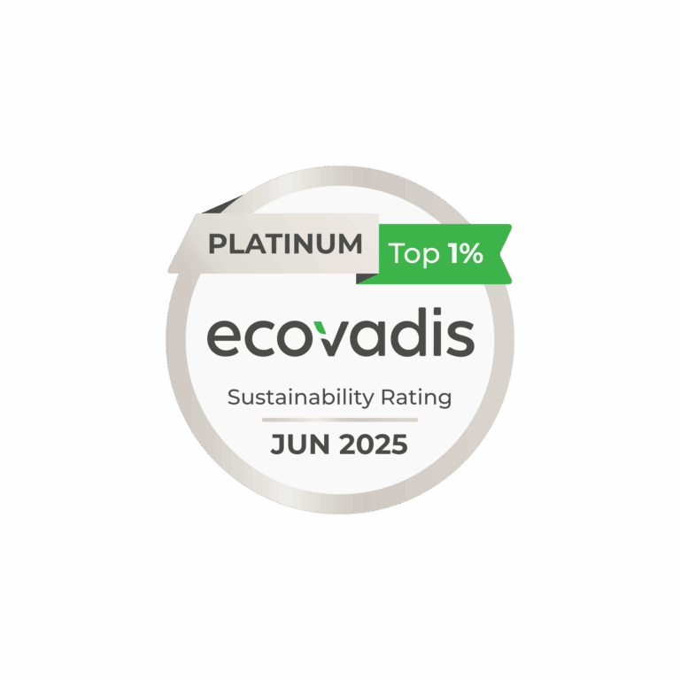EcoVadis Platinum Medaille, verliehen 2025
