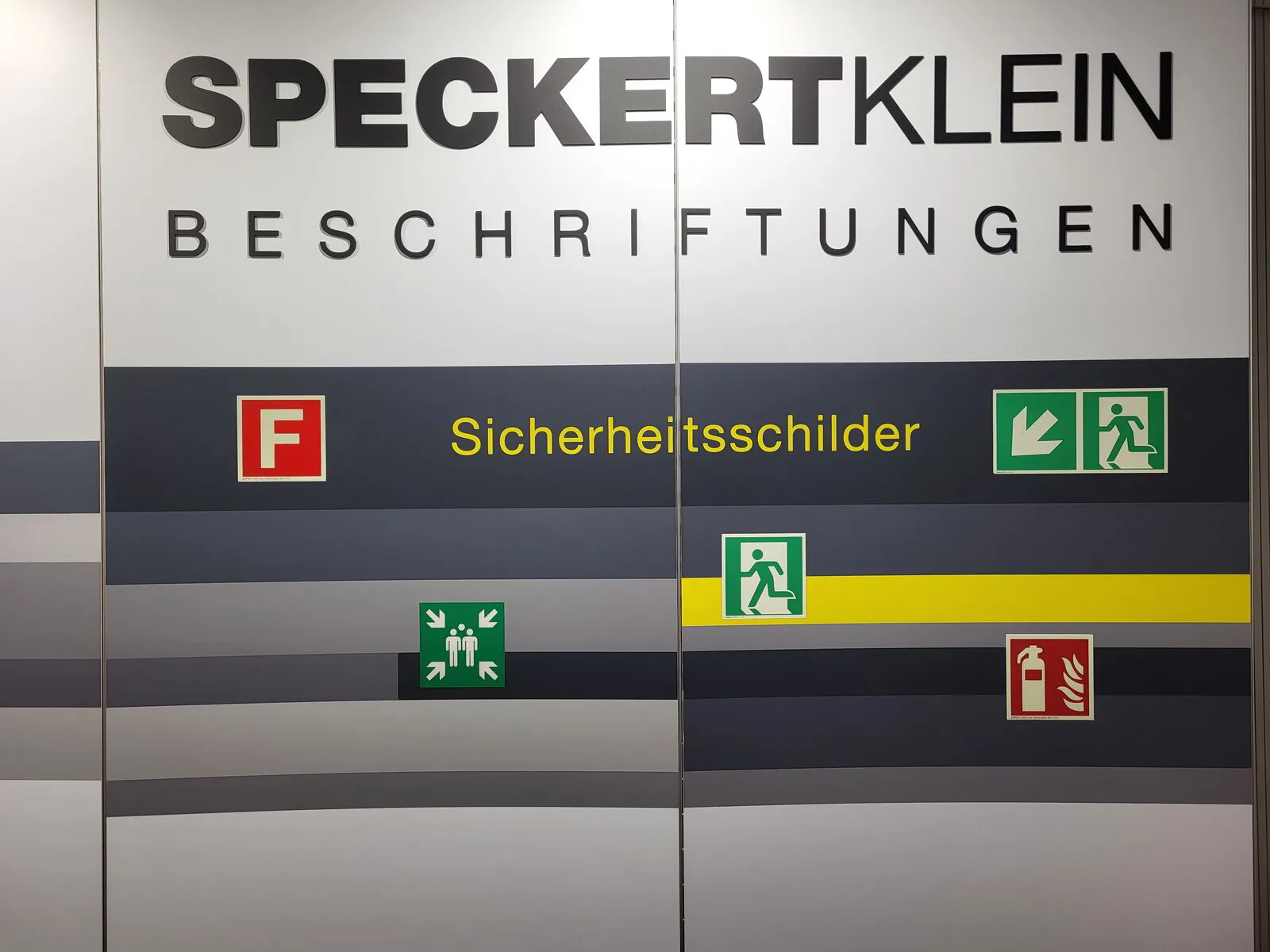 Sicherheitsschilder