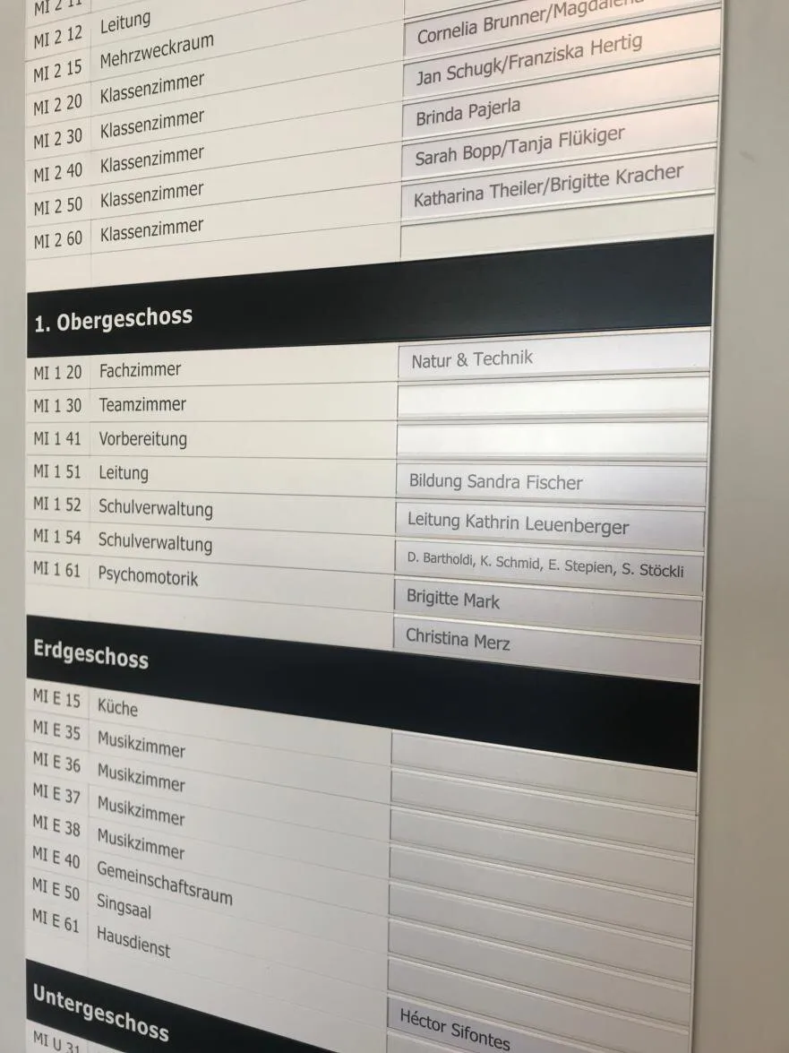 Orientierungsanlagen