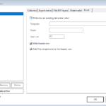 Axcast Excel-Einstellungen für Stücklisten-Export in xlsx-Vorlagen