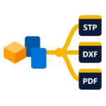 Axcast – Batch-Export in STEP, DXF, PDF u. a.