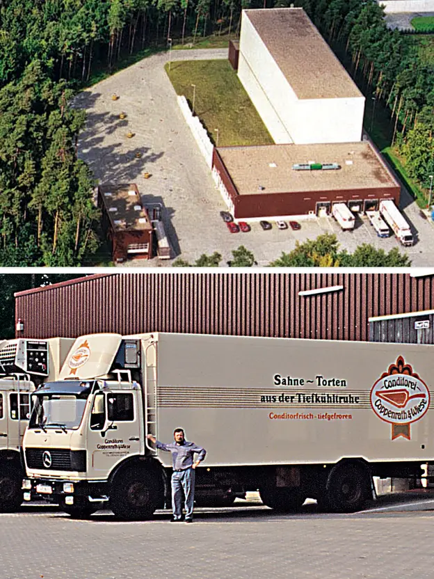 Historischer LKW der Conditorei
