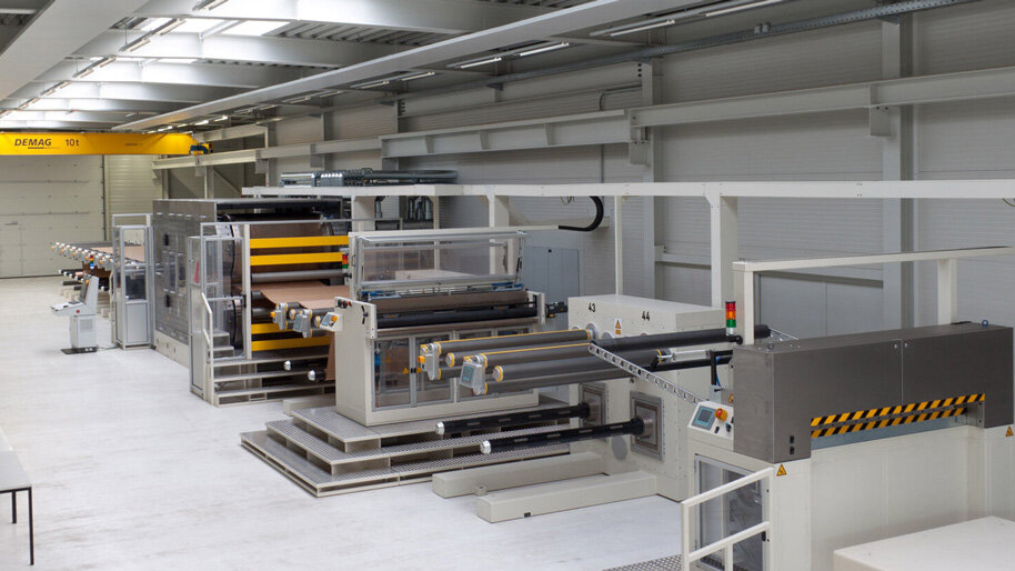 Doppelbandpresse Heather 5 im Technologiepark