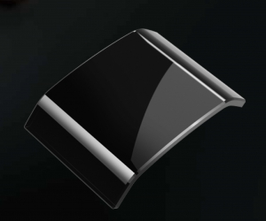 Saphirglas, schwarz