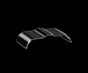 Formglas aus Saphir
