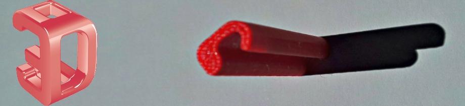 3D-gedruckte Kunststoffteile