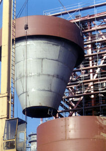 Braunkohlestaubsilo