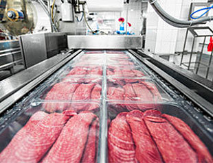 Inline-Inspektion von Fleischprodukten auf dem Förderband