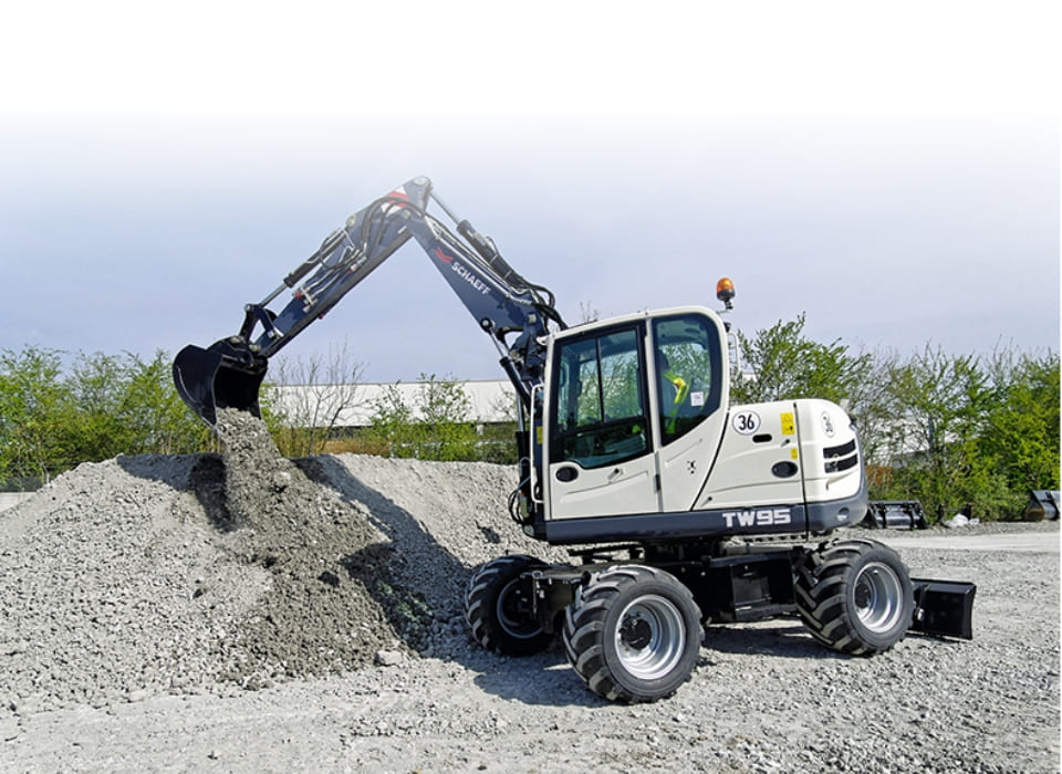 Anwendung Baumaschinen