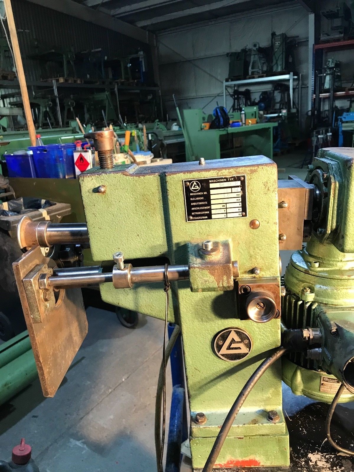 Sickenmaschine Güthle mit Zubehör