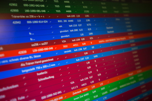Eigene Zeiterfassungssoftware zur Auftragsüberwachung