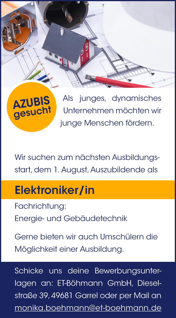 Ausbildung Elektroniker für Gebäude- und Energietechnik