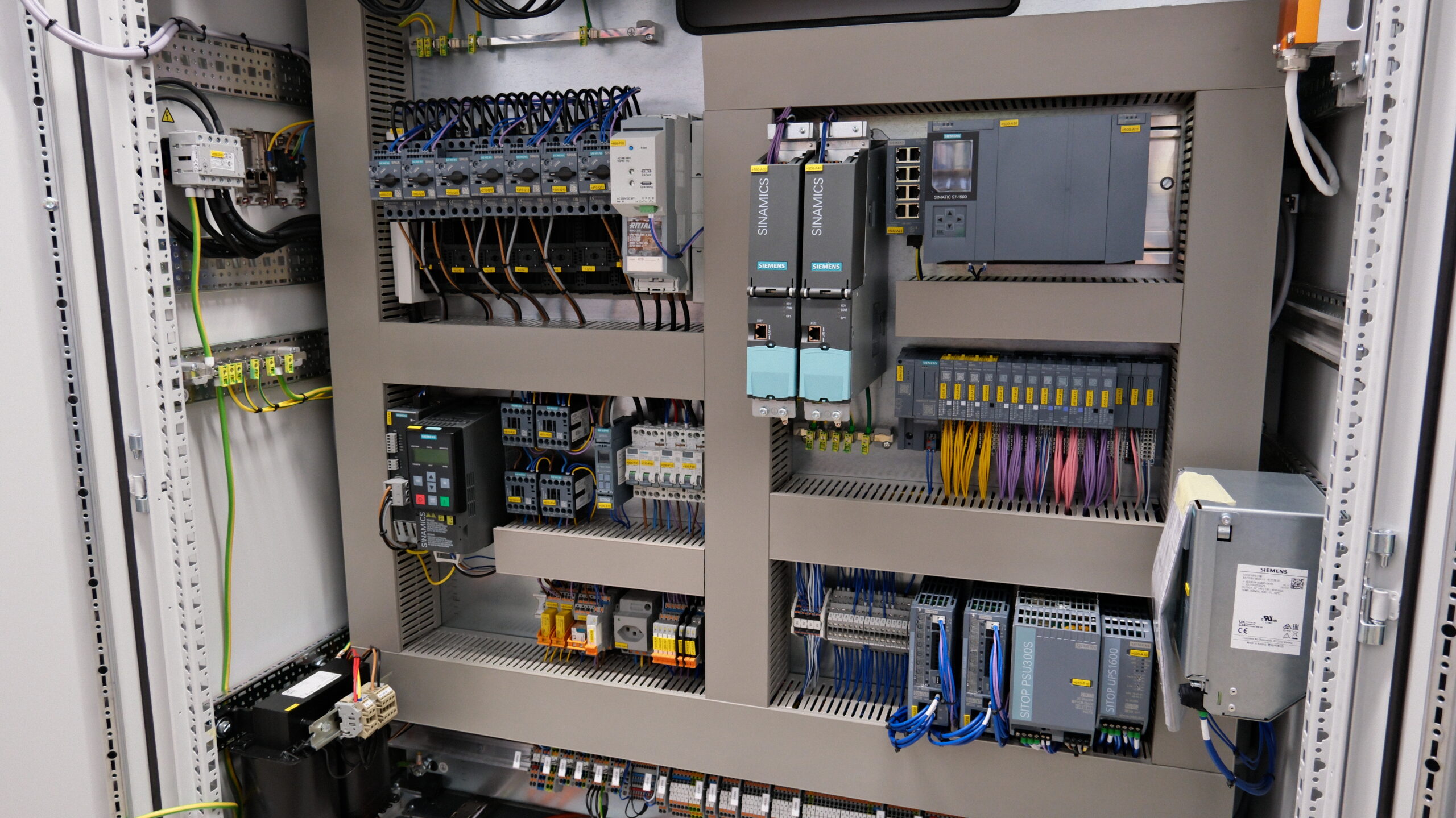 Completed switchgear cabinet