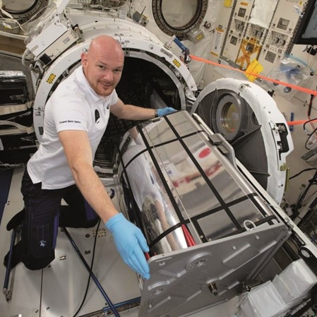DESIS-Optiken auf der ISS