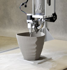 Mit Ram-Extruder BIG gedruckte Vase