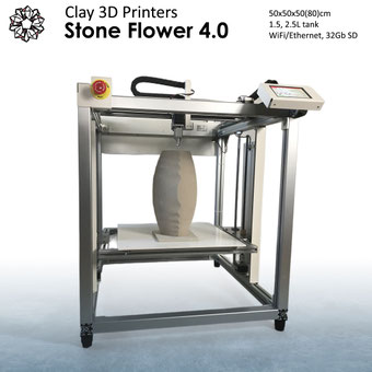 3D-Drucker für Ton, Beton und Suspensionen