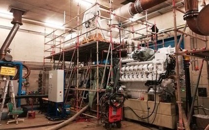 Zertifizierung einer Abgasnachbehandlungsanlage für MTU Marinemotoren auf dem SDT-Prüfstand