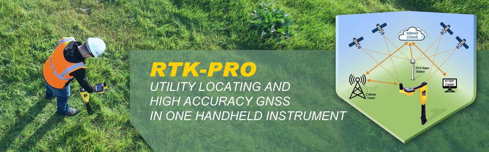 RTK-Pro Ortungsgerät mit GNSS