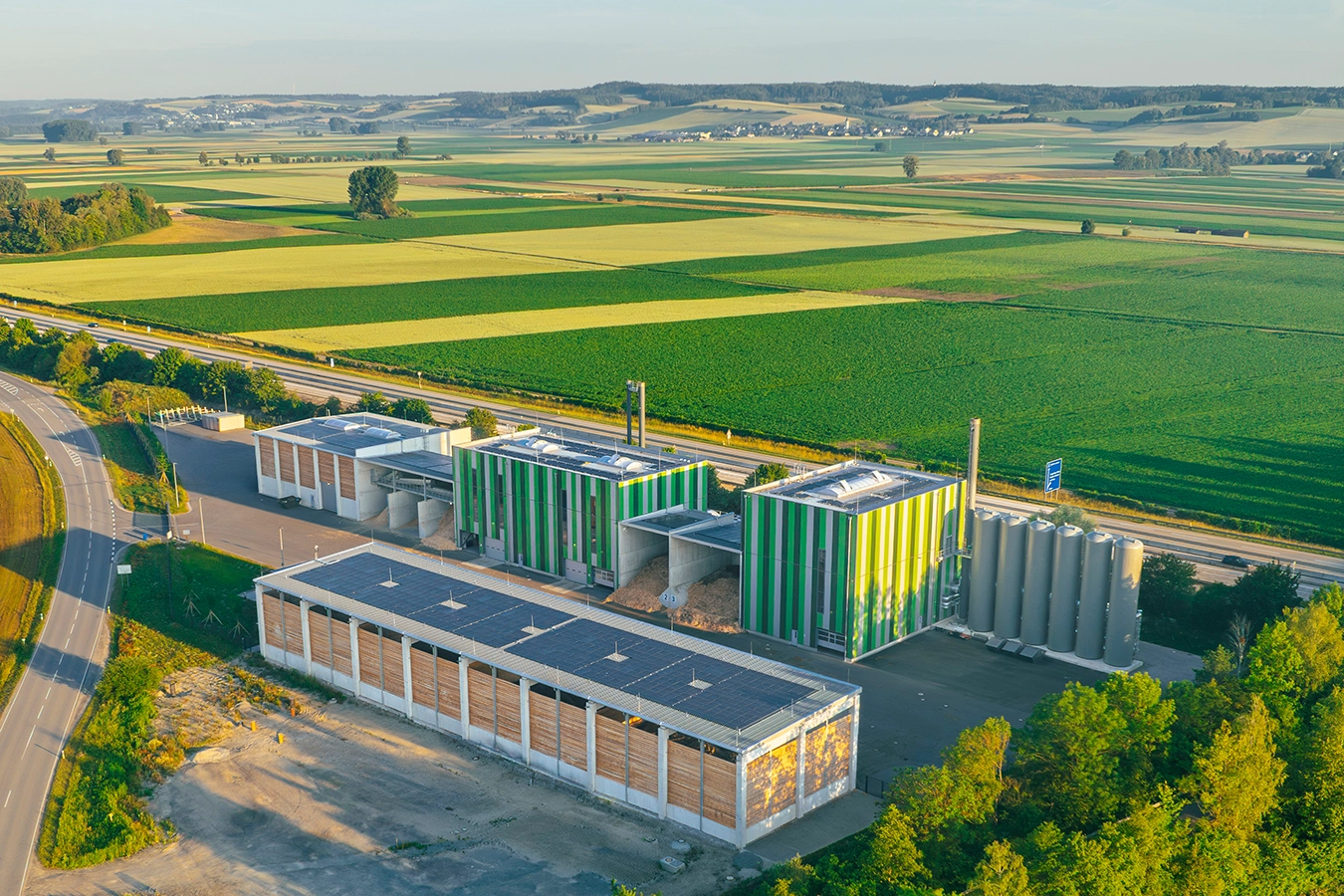 Biomasse-Heizwerk Dingolfing, 15.000 kW Heißwasser