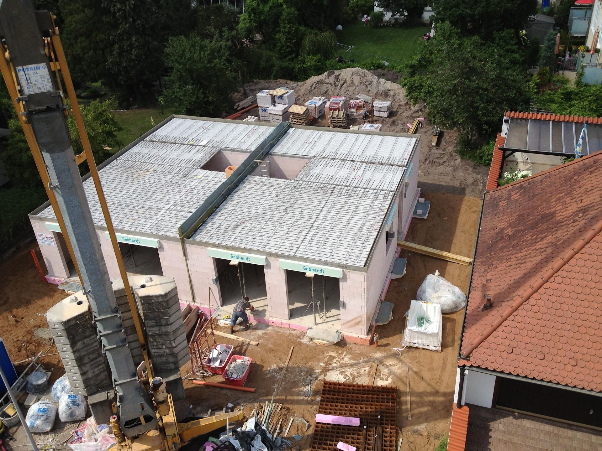 Neubau in Arbeit