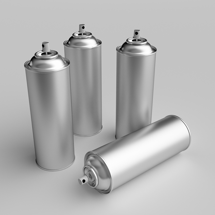 Schutzlacke für 3-teilige Aerosoldosen