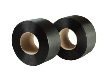 PP-Automatenband 12,0 × 0,55 mm, schwarz, 30 % Recyclinganteil