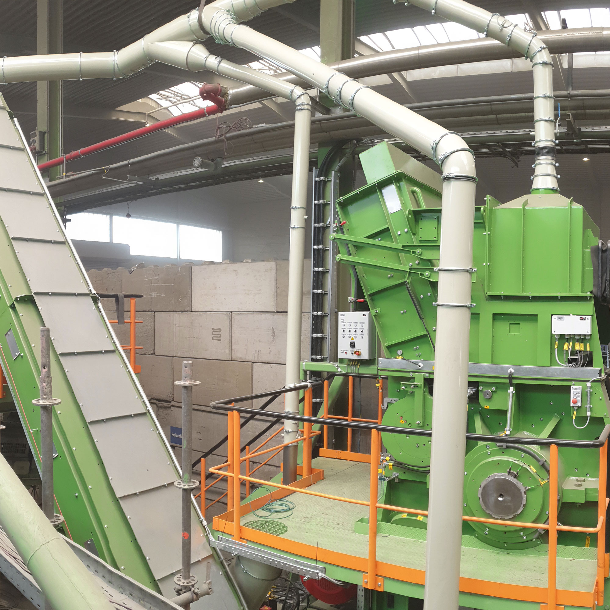 Elektroschrott-Recyclinganlage ES